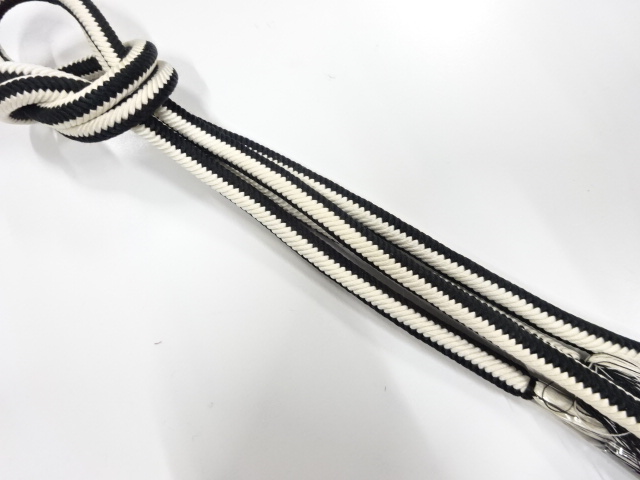 未使用品　正絹　手組帯締め